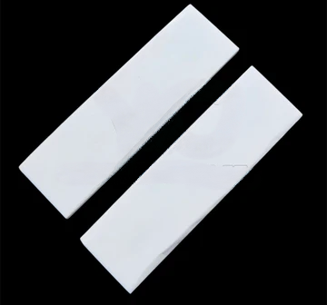 White Bone Flat Knife Scales