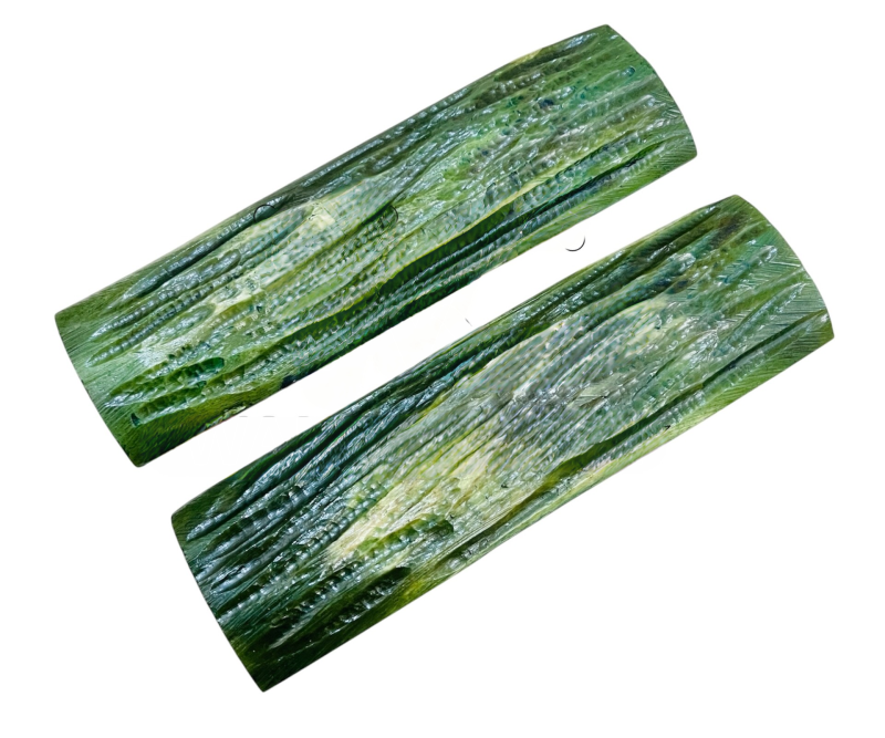 Green Stag Bone Scale