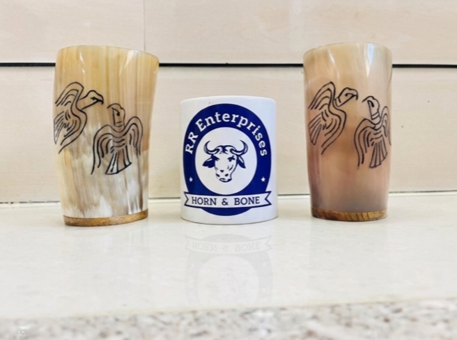 Viking Ox Horn Shot Glass